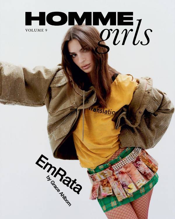 HommeGirls誌に登場したエミリー @emrata / Instagram