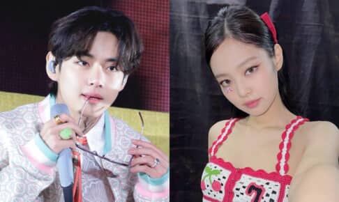 BTS VとBLACKPINK ジェニー @bangtan.official / Facebook, @jennierubyjane / Instagram