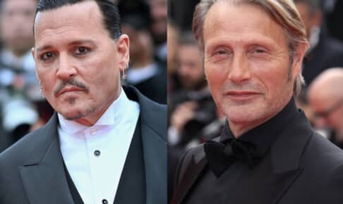 ジョニー・デップ（左）、マッツ・ミケルセン Photo : Castel Franck/ABACA/Shutterstock, Matt Baron/BEI/Shutterstock