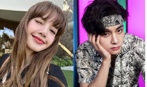 BLACKPINK リサとBTS V @lalalalisa_m / Instagram, @bangtan.official / Facebook