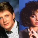 80年代に交際していたマイケル・Ｊ・フォックスと、スザンナ・ホフス Photo: Moviestore/Shutterstock, Ilpo Musto/Shutterstock