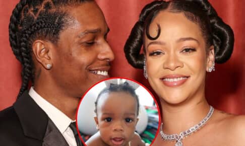 気になる第一子の名前は・・？ Photo: Chelsea Lauren/Shutterstock for HFPA, @badgalriri / Instagram
