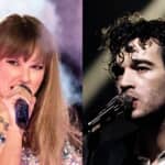 テイラー・スウィフトと、The 1975のマシュー・ヒーリー Photo: Casey Flanigan/imageSPACE/Shutterstock, Brian J Ritchie/Hotsauce/Shutterstock