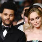 ザ・ウィークエンドと、リリー＝ローズ・デップ Photo: David Fisher/Shutterstock