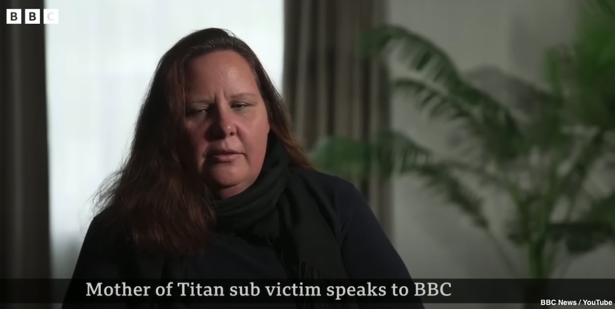 取材に応えた「タイタニック潜水艇事故」犠牲者の母親