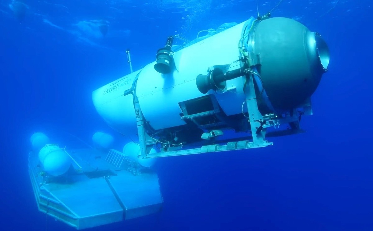 「タイタニック号」を散策するツアー潜水艇 Photo: EyePress News/Shutterstock