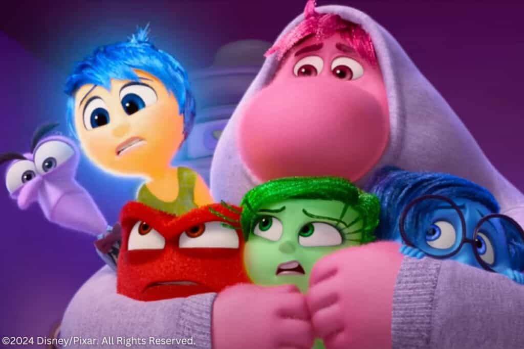 ヨロコビたちが“邪魔な感情”扱いされてしまう！？ ©2024 Disney/Pixar. All Rights Reserved.