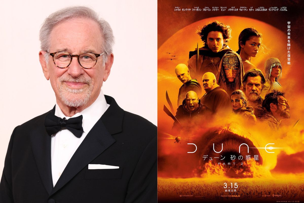 スティーヴン・スピルバーグ（Chelsea Lauren / BEI /Shutterstock）、『デューン 砂の惑星PART2』（© 2023 Legendary and Warner Bros. Ent. All Rights Reserved）