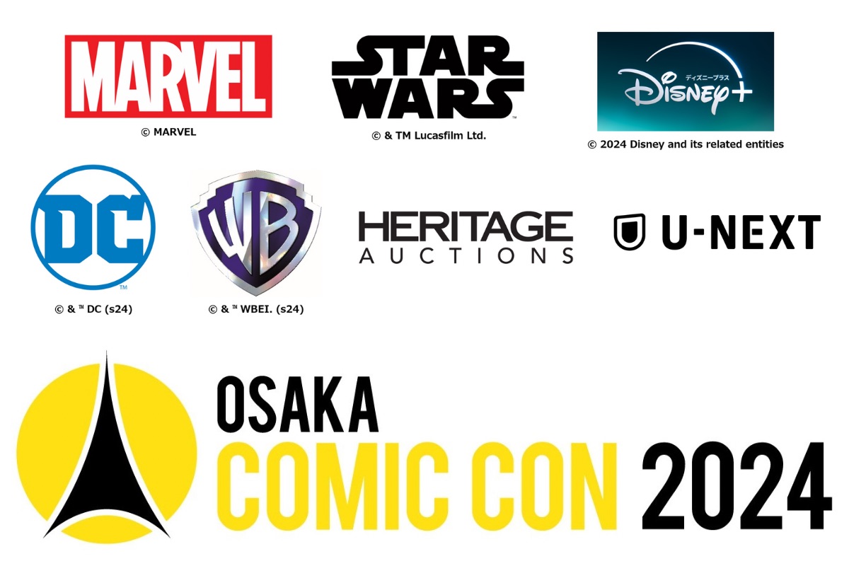 Osaka Comic Con logo: ©2024 Osaka comic con All rights reserved.
