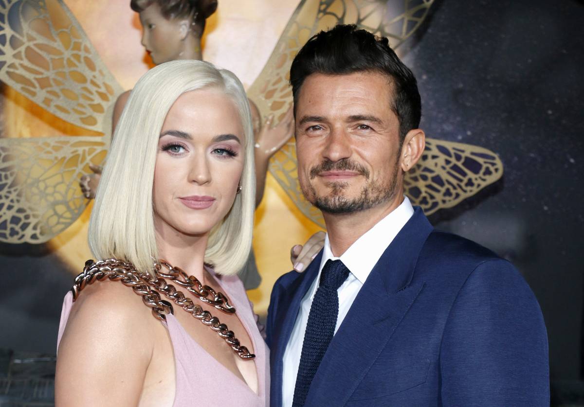 ケイティ・ペリー（左）、オーランド・ブルーム（右） Tinseltown / Shutterstock.com