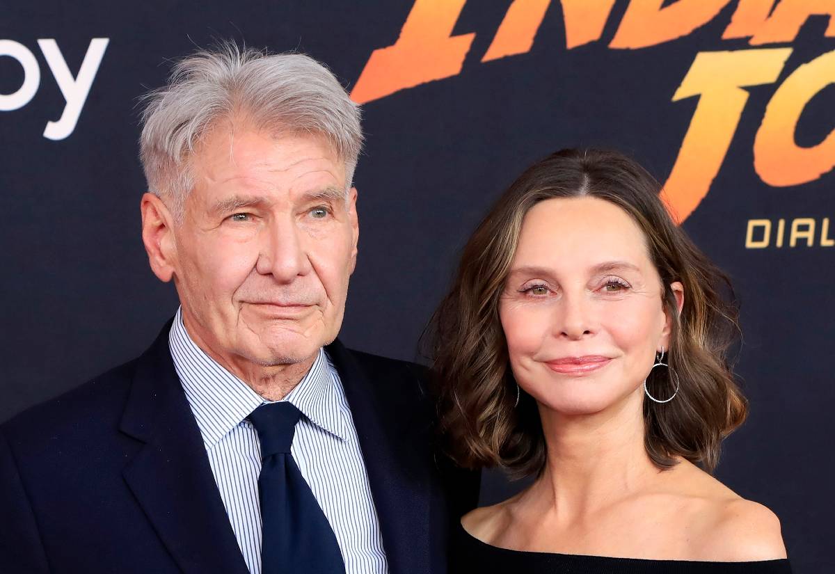 ハリソン・フォード（左）、キャリスタ・フロックハート（右）