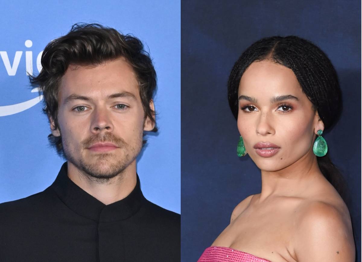 ハリー・スタイルズ（左）、ゾーイ・クラヴィッツ（’右）