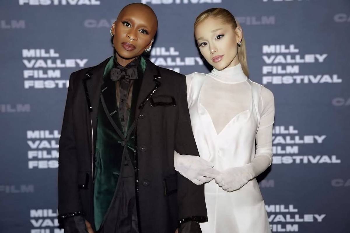 シンシア・エリヴォ（左）、アリアナ・グランデ（右） photo: Instagram: arianagrande