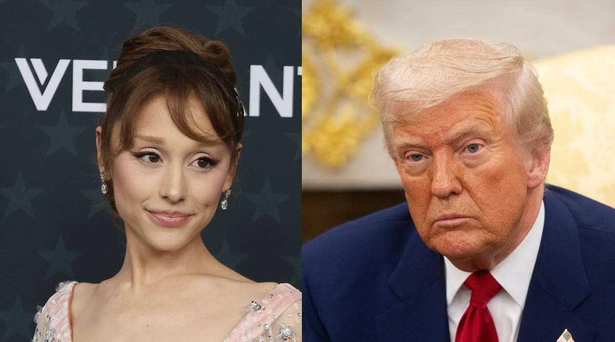 アリアナ・グランデ（左）、ドナルド・トランプ米大統領（右） photo: Joe Seer, noamgalai / Shutterstock.com