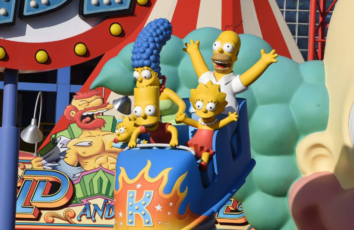 米ユニバーサル・スタジオの「ザ・シンプソンズ」をテーマにしたアトラクション（写真：Hayk_Shalunts / Shutterstock.com）