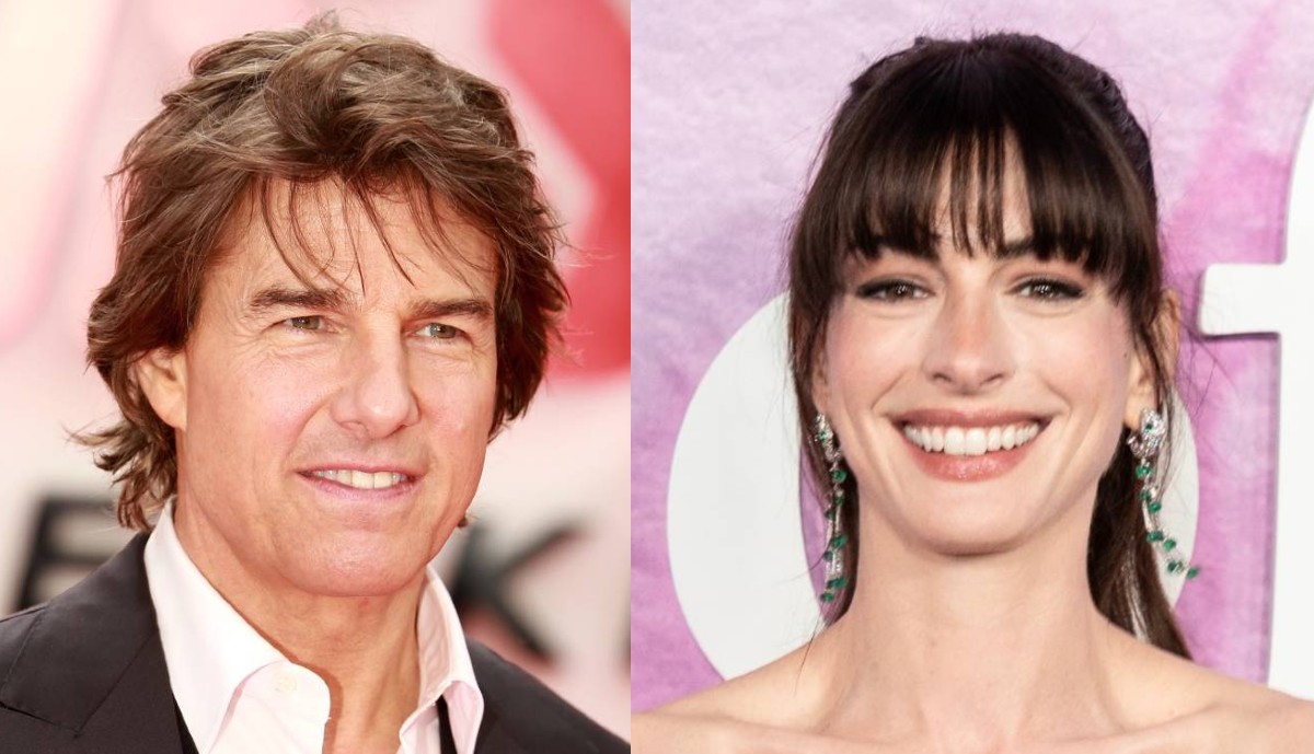 トム・クルーズ（左）、アン・ハサウェイ（右） photo: Fred Duval, lev radin / Shutterstock.com