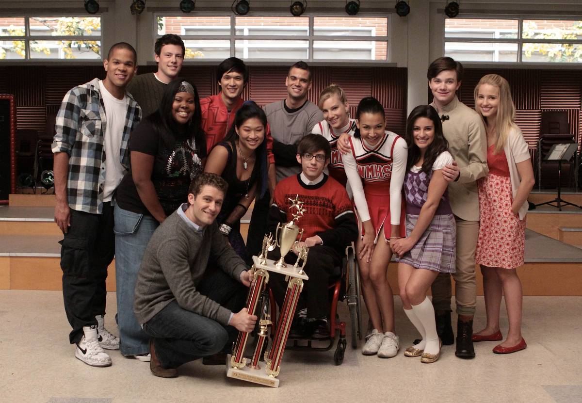 『glee/グリー』キャスト Photo： Fox-Tv/Kobal/Shutterstock